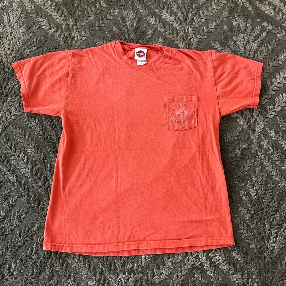 Vintage Harley Davidson Mile High Aurora Colorado T-shirt size Large
